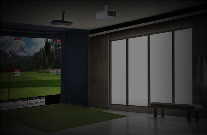 ゴルフシミュレーター　スペース　ゴルフシミュレーターのスペースを確保するうえでのポイント