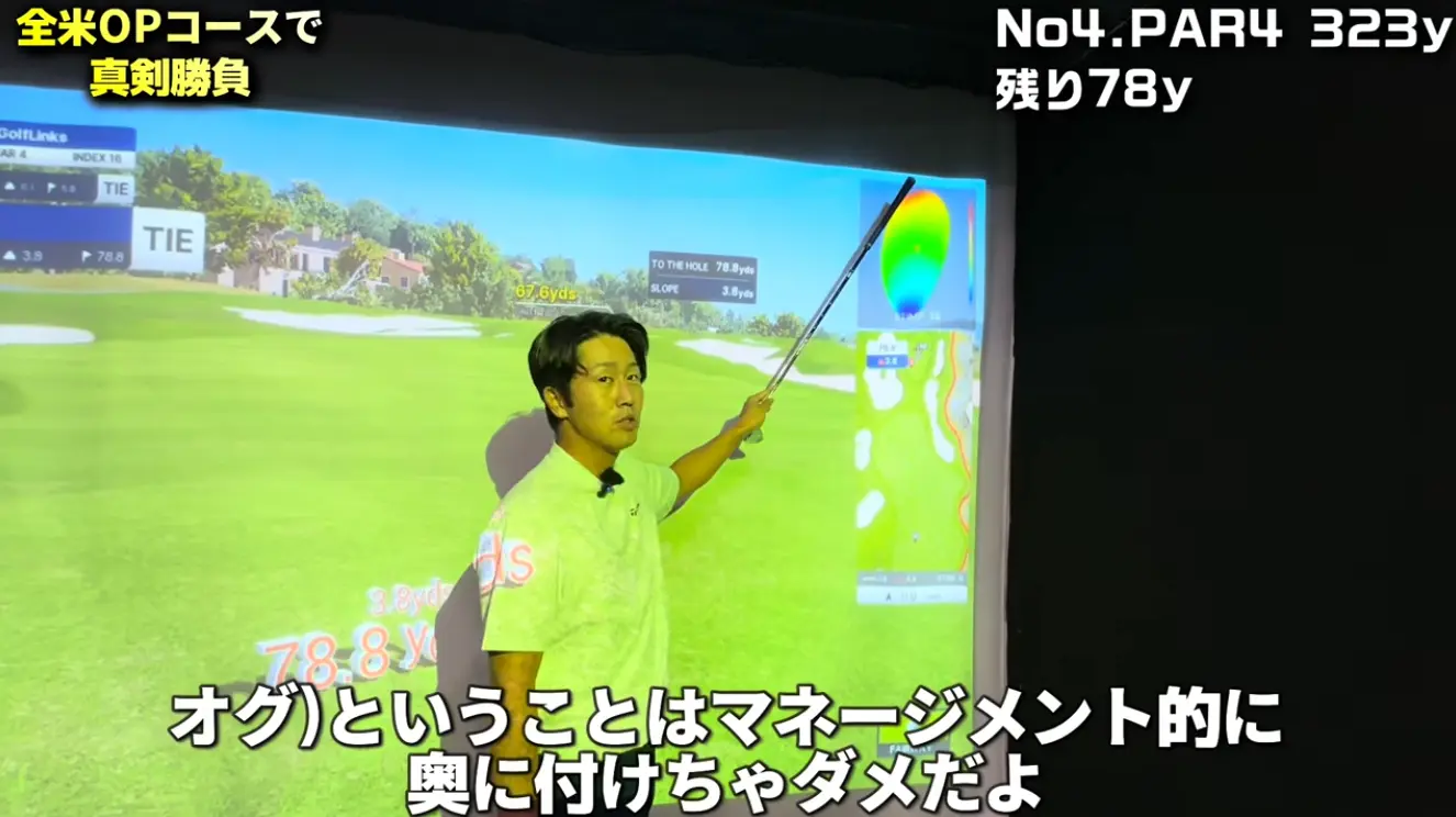 UNEEKOR EYEXO 弾道測定器 GameDay データ ゴルフ シミュレーター シミレーションゴルフ トーナメント ペブルビーチ くりごるchannel 小椋プロ マネジメント